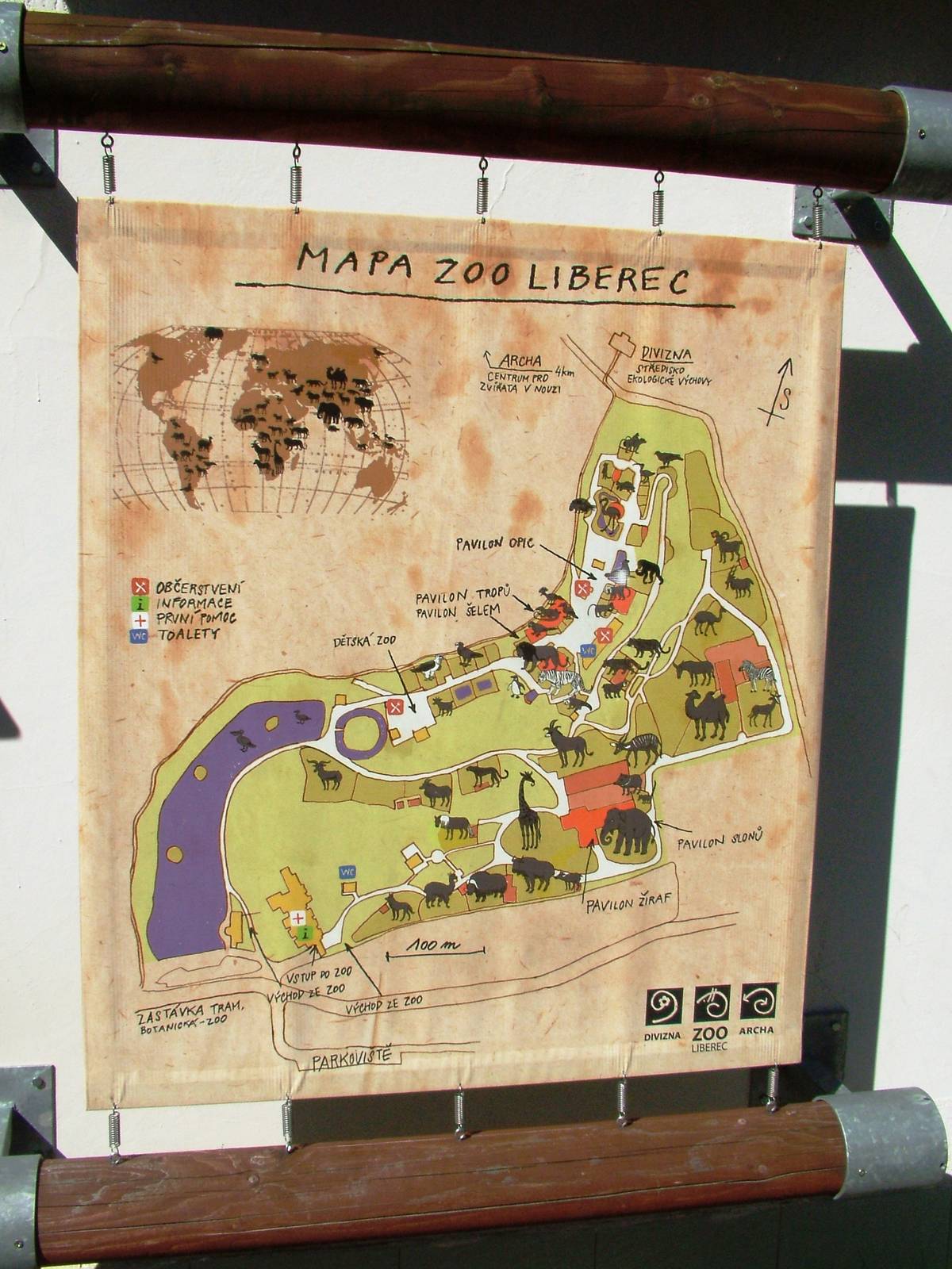 Map at Liberec, 28/08/12