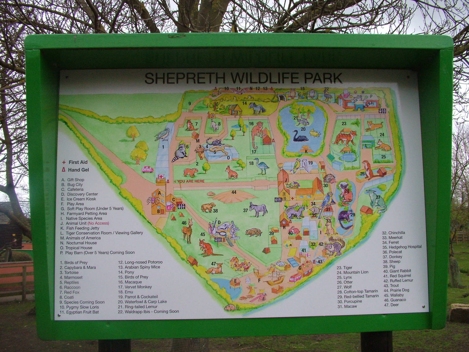 Map at Shepreth 05/04/10