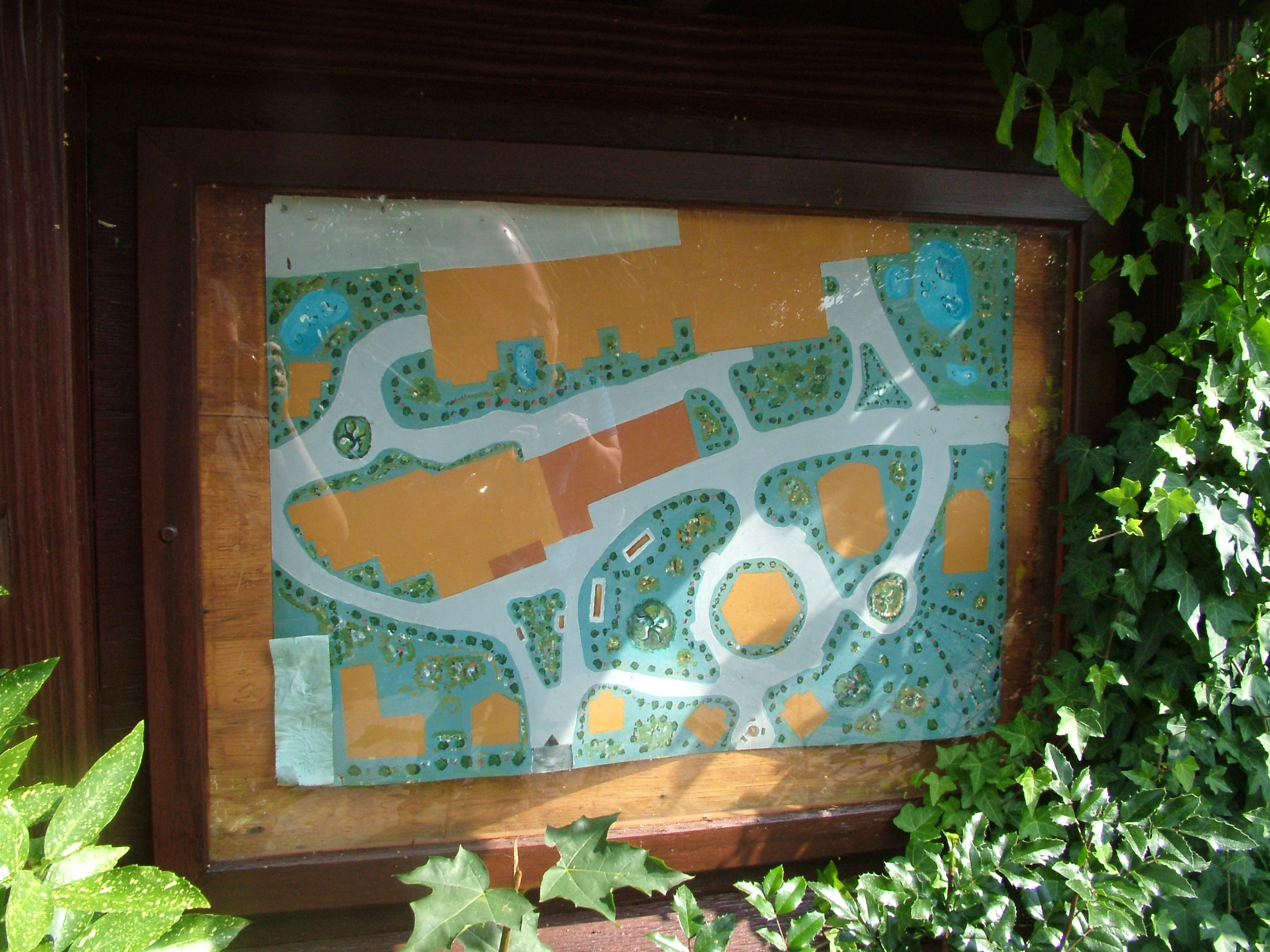 Map at Vogelpark Neuthard, 3rd Sept 2010