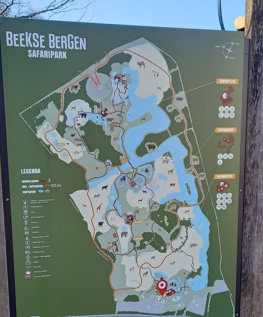 Map Beekse Bergen 2022