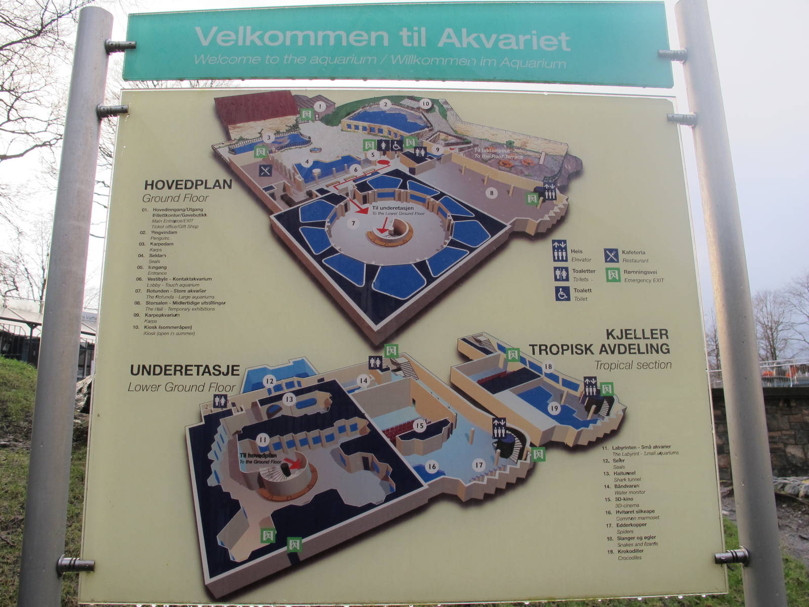 Map - Bergen Akvariet 2012