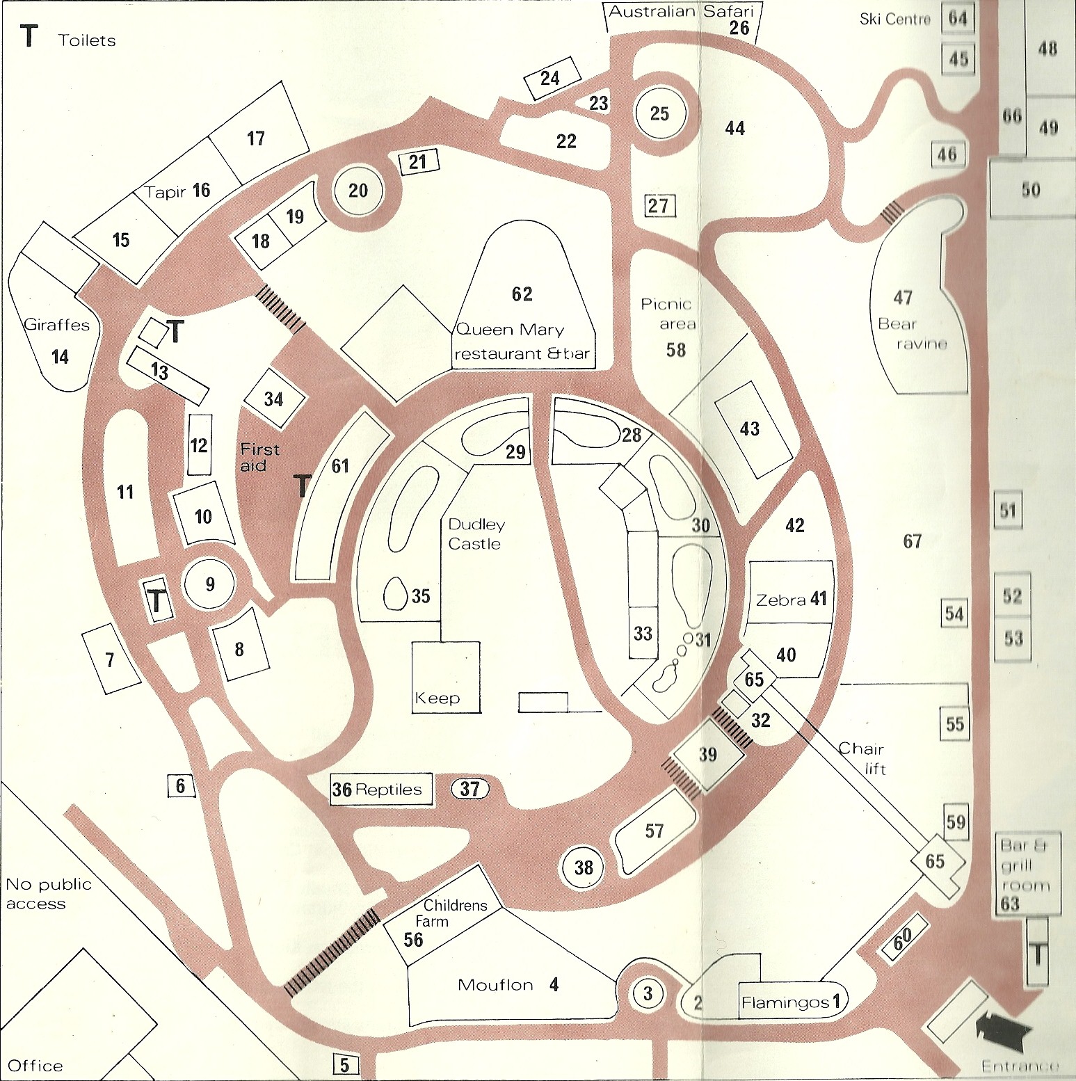 Map from 1972 guidebook
