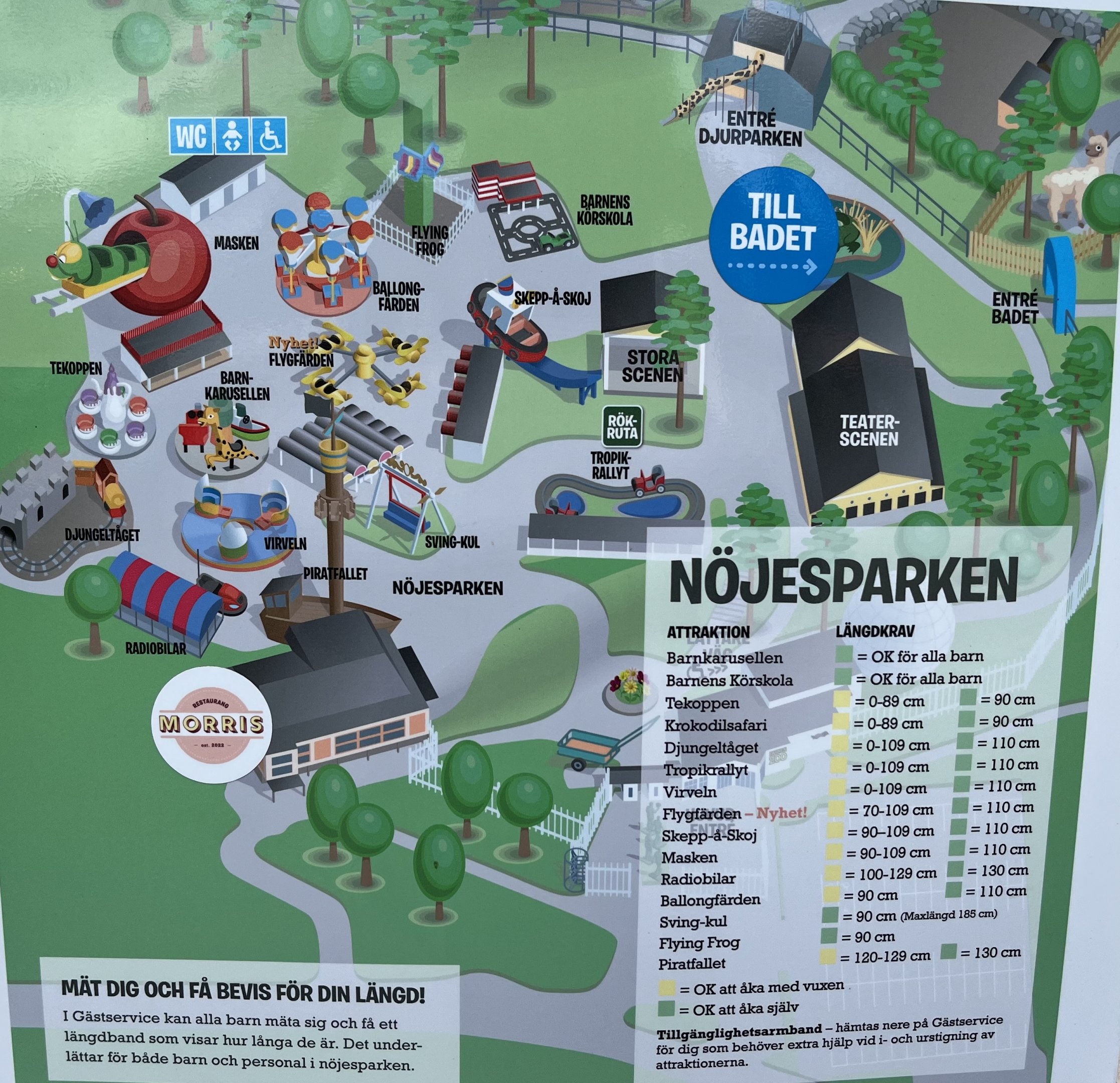 Map of Amusement Park