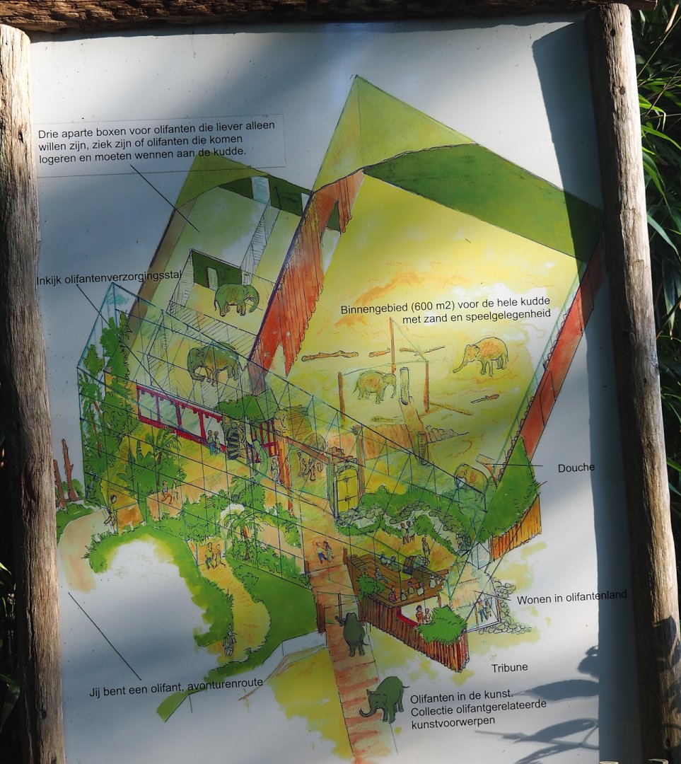 Map of Asian elephant house, 2023-09-24