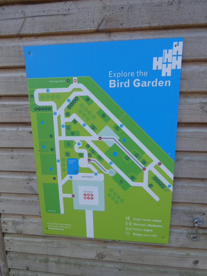 Map of bird gardens