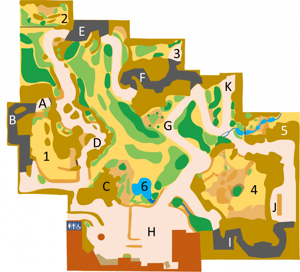 Map of Burgers' Desert