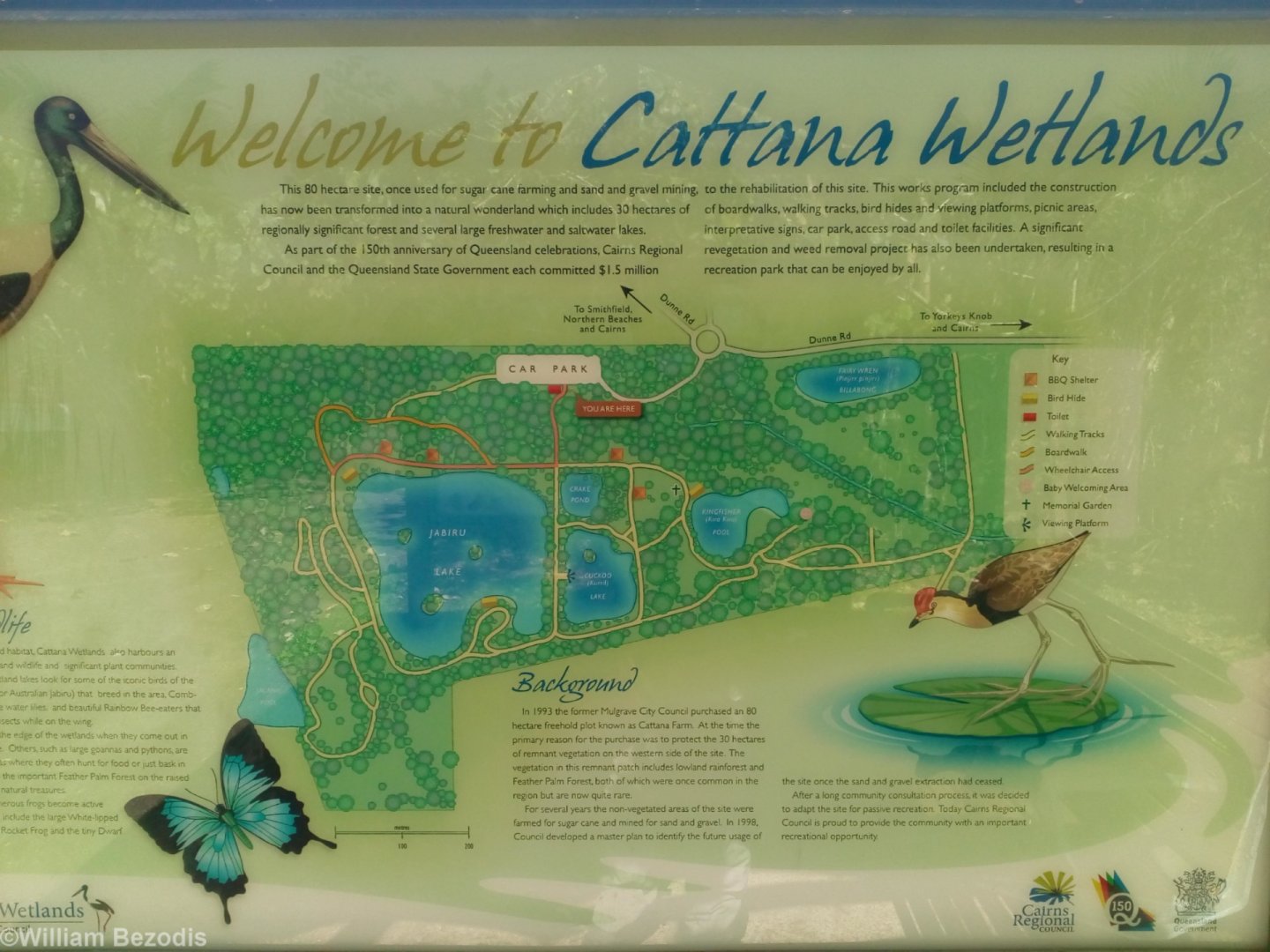 Map of Cattana Wetlands