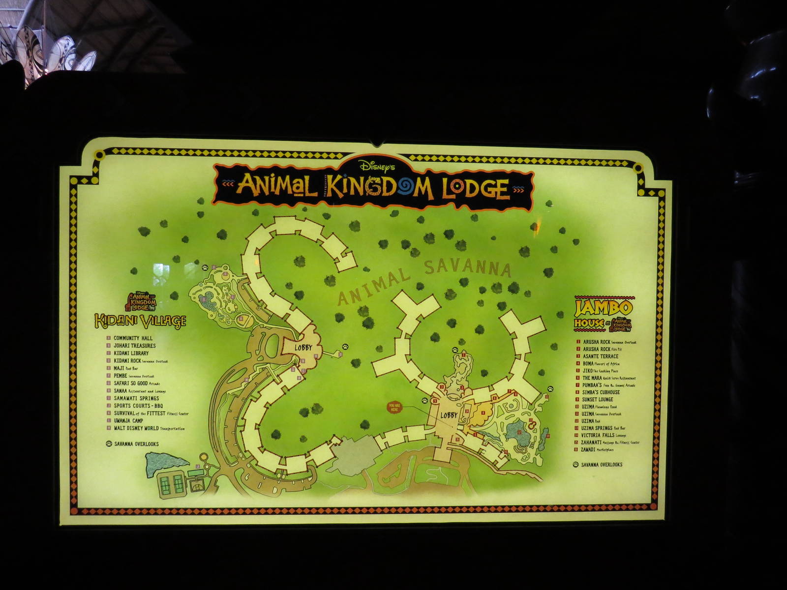 Map of complex, March 2015