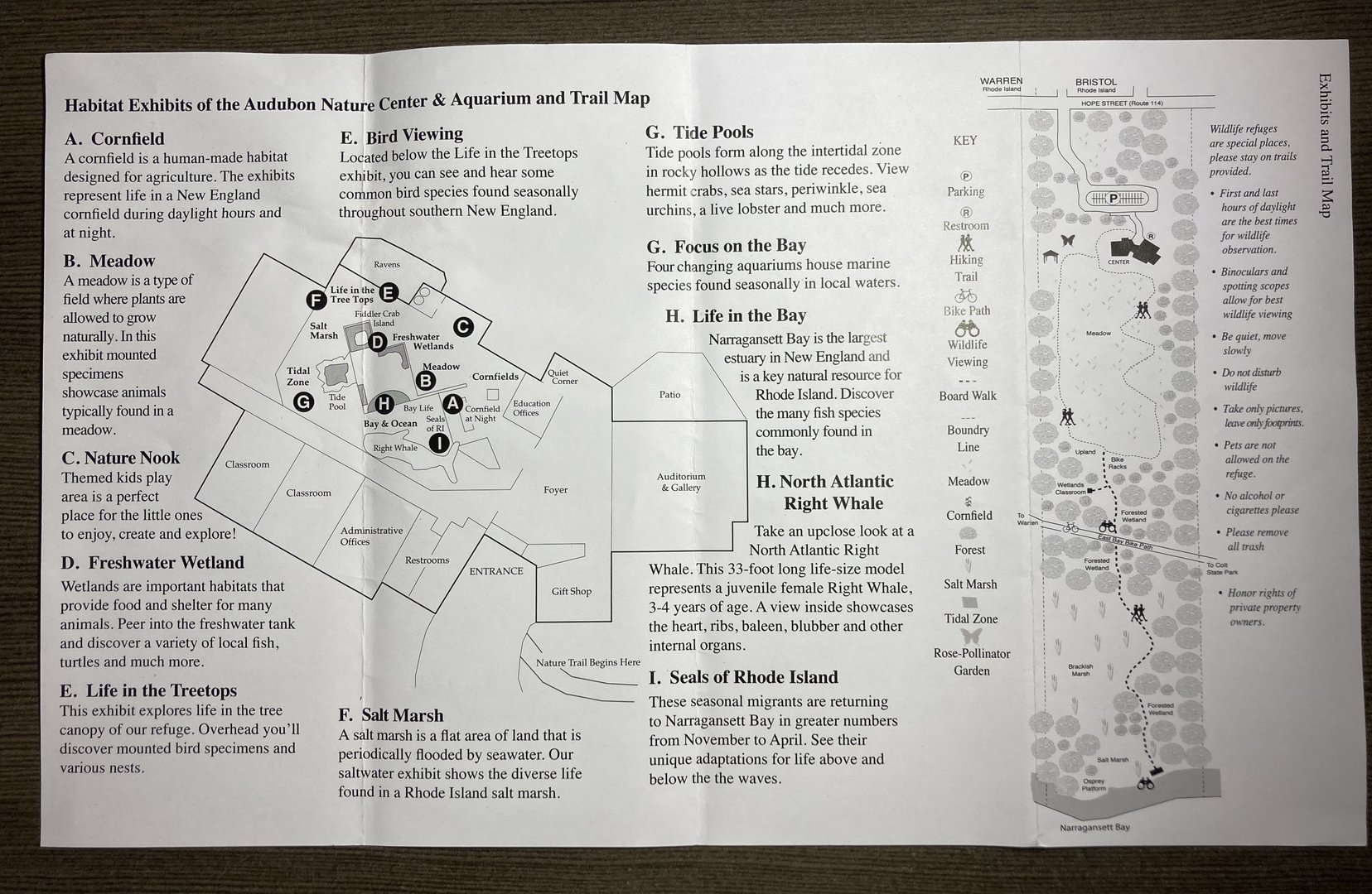 Map of Facility (interior and exterior)