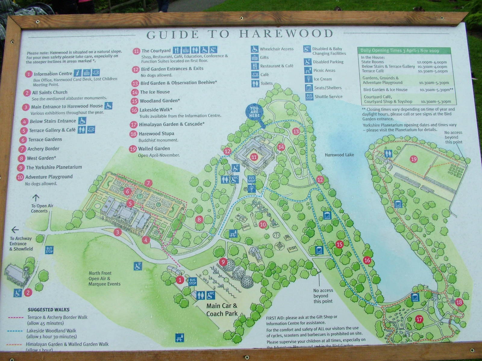 Map of Harewood 01/08/09