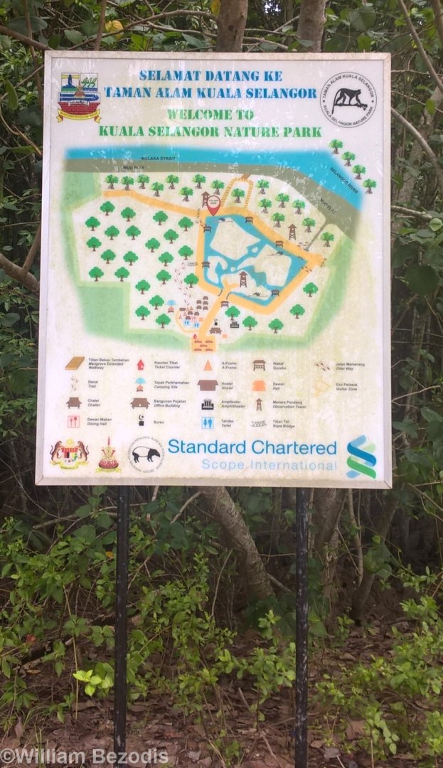 Map of Kuala Selangor Taman Alam