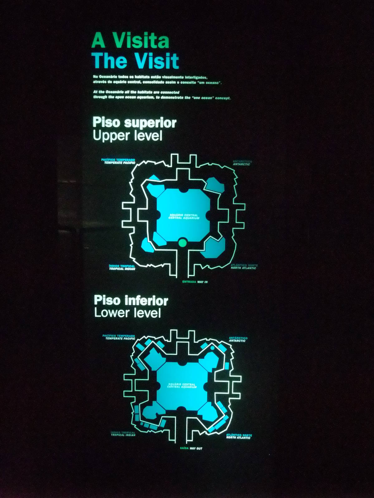Map of Lisbon Oceanarium, 25/05/11