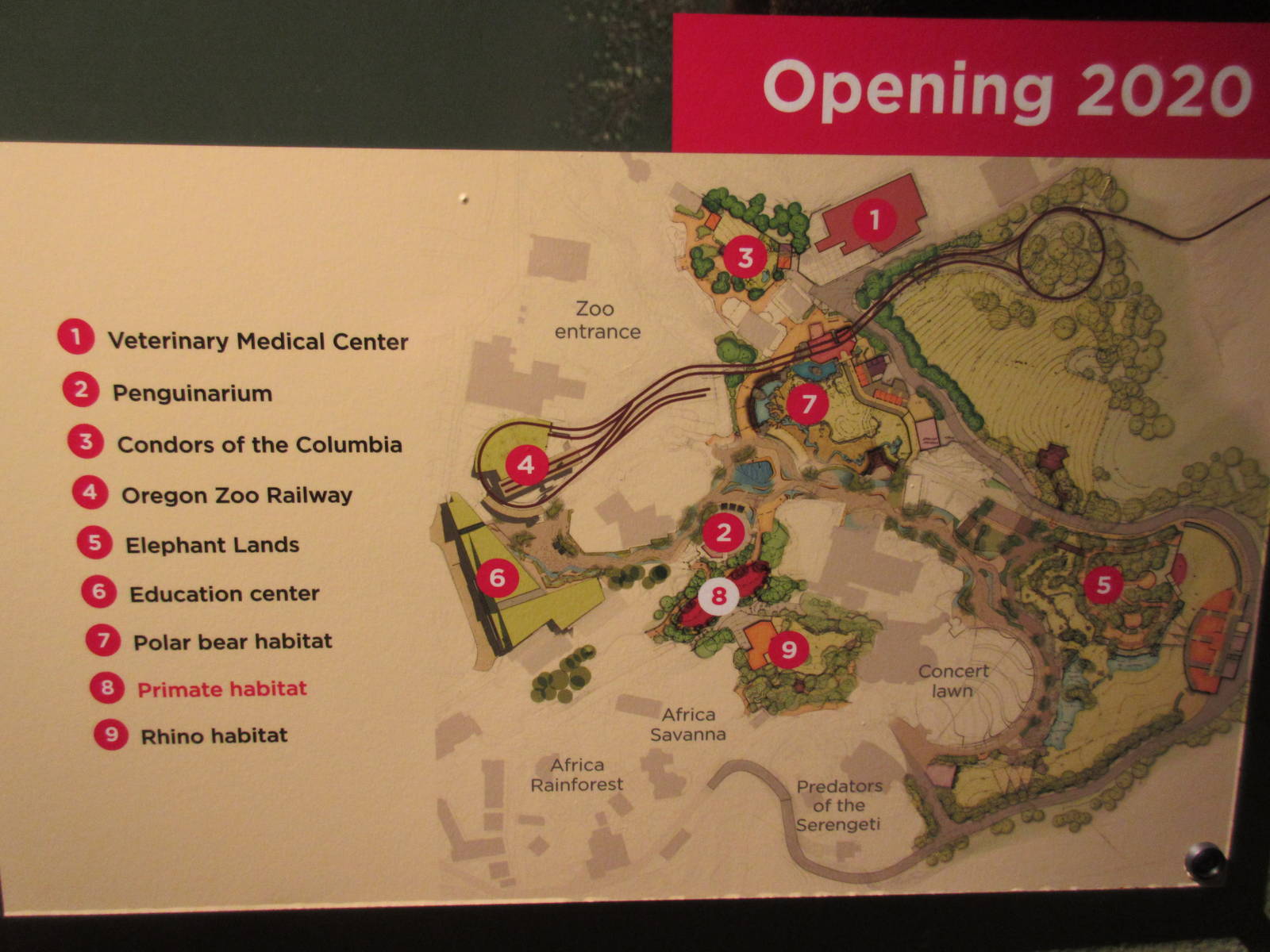 Map Of New + Future Exhibits