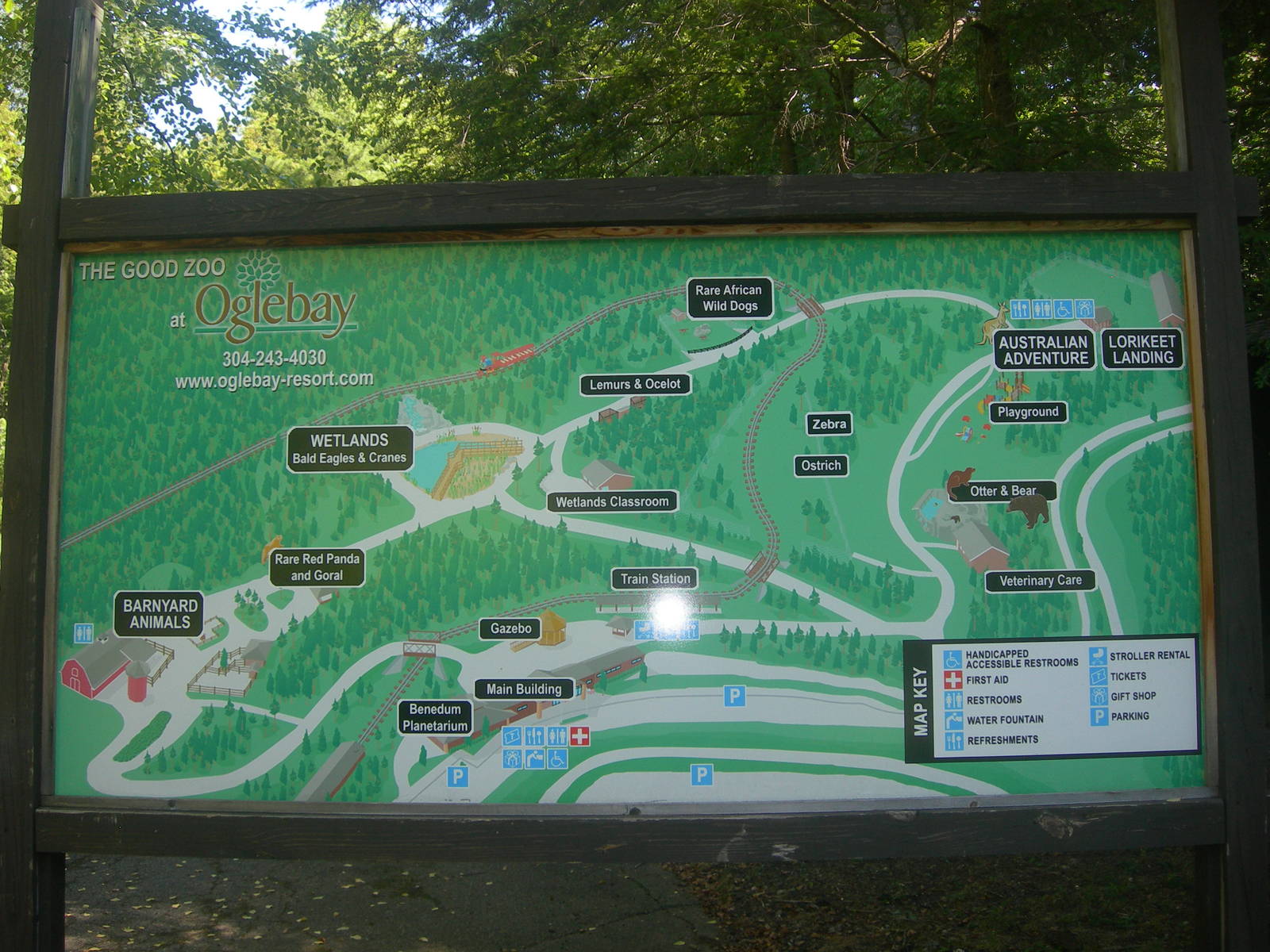 Map of Ogelbay's Good Zoo