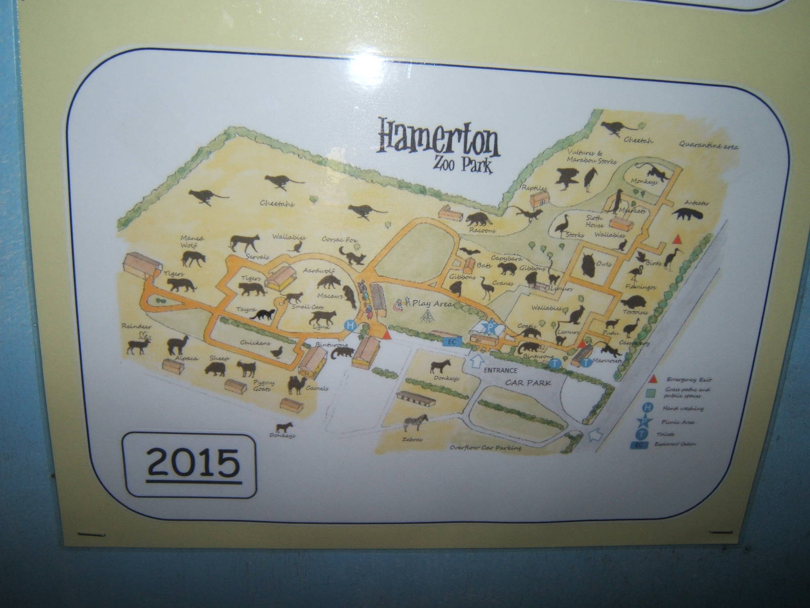 Map of park in 2015