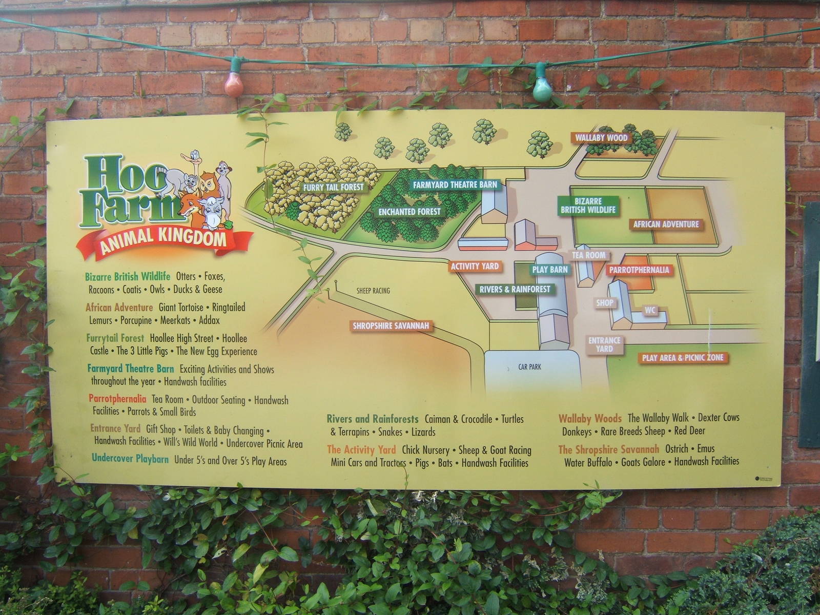 Map of park