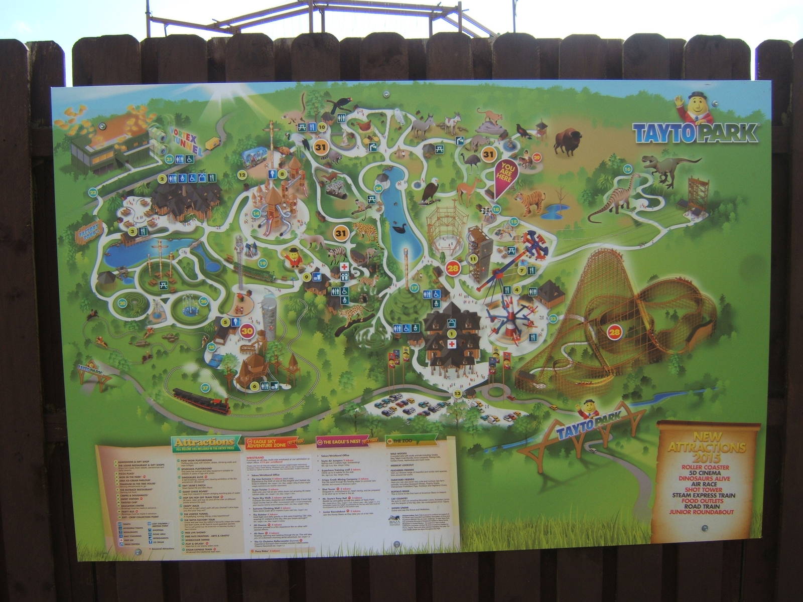 Map of park