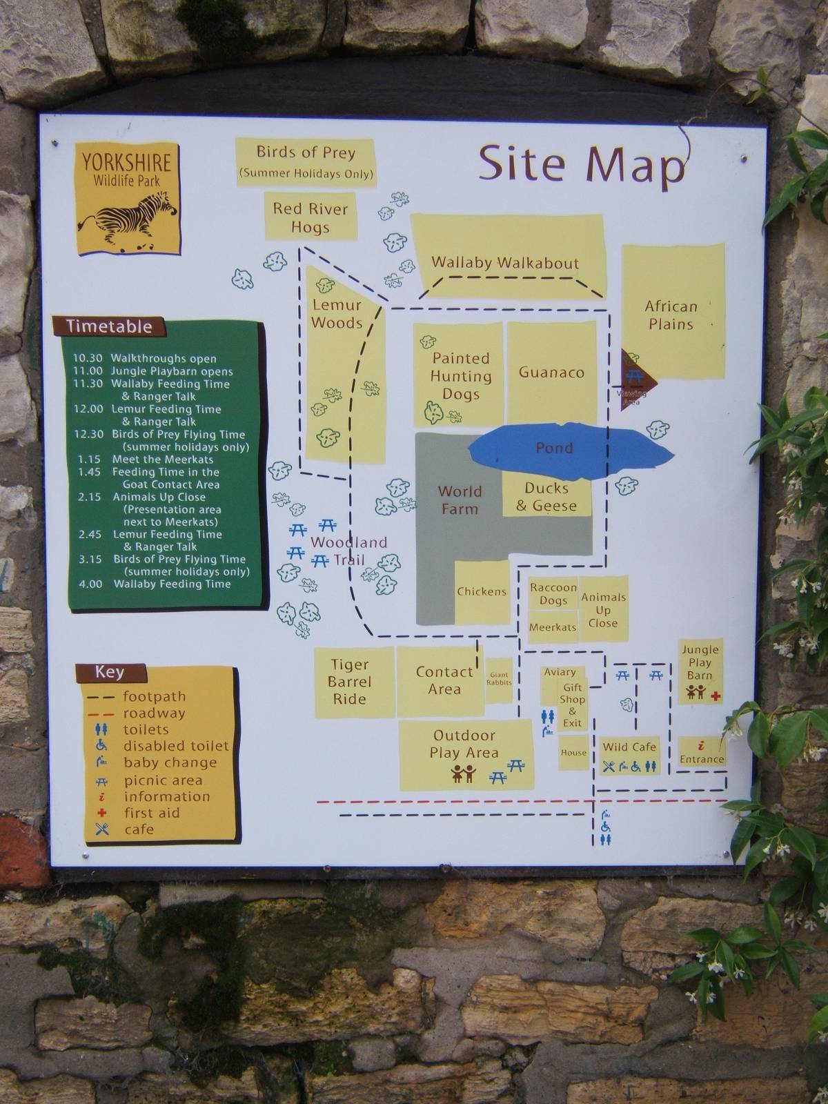 Map of park