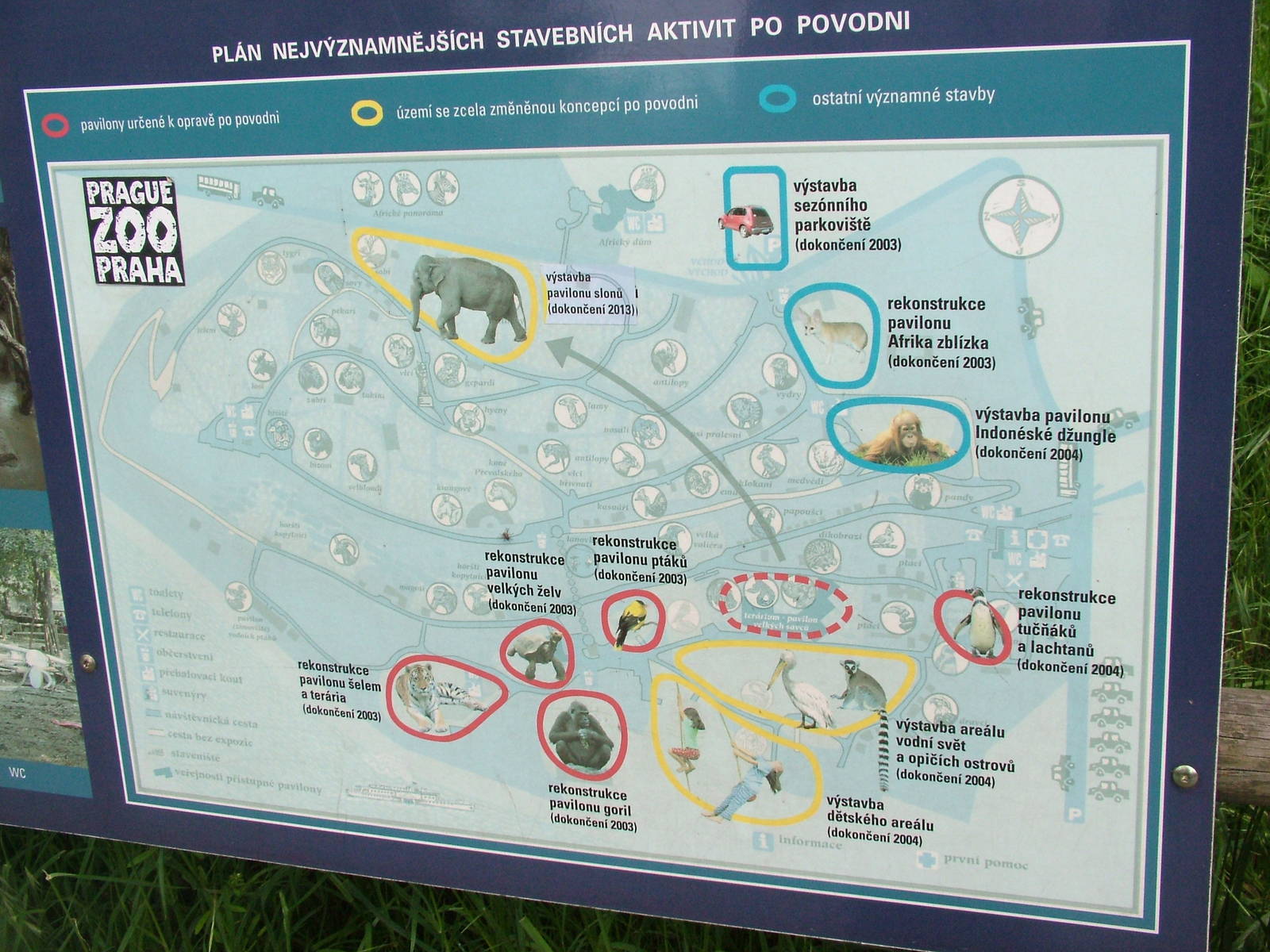 Map of recent and upcoming developments at Prague, 24/05/10