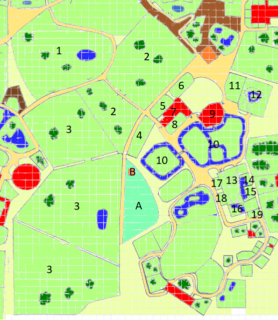 Map of South Asian Zone