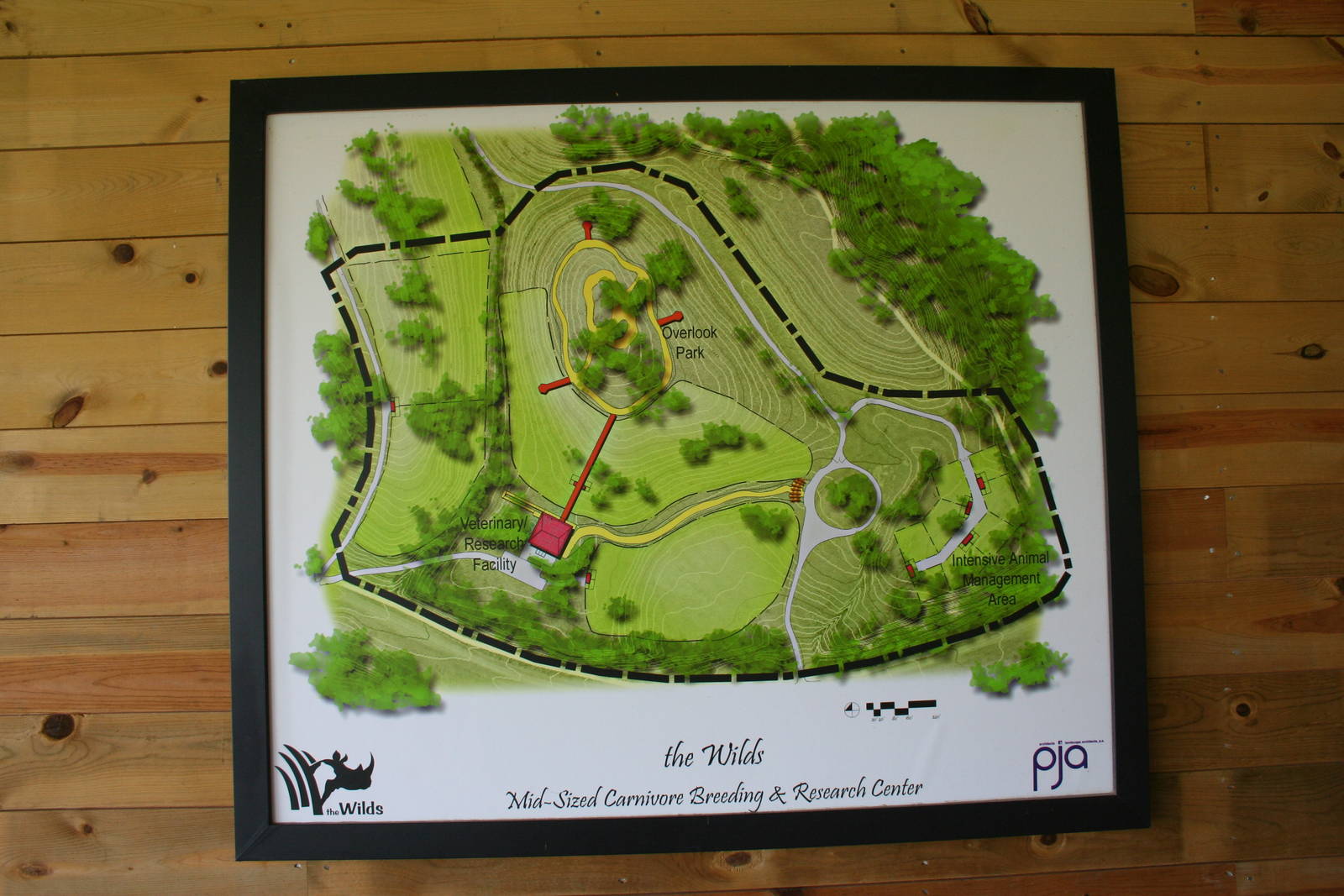 Map of the Mid-Sized Carnivore Center