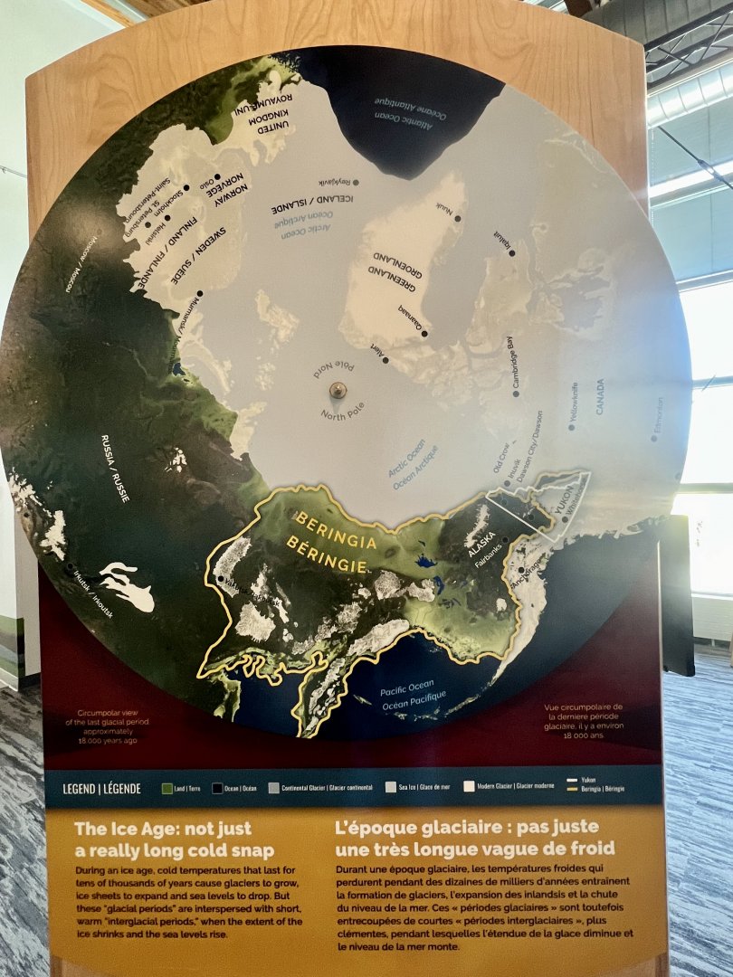 Map of the northern ice cap back in the day