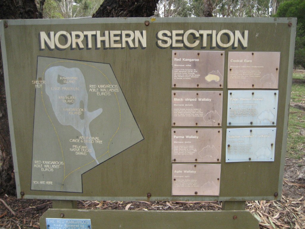 Map of the Northern Section