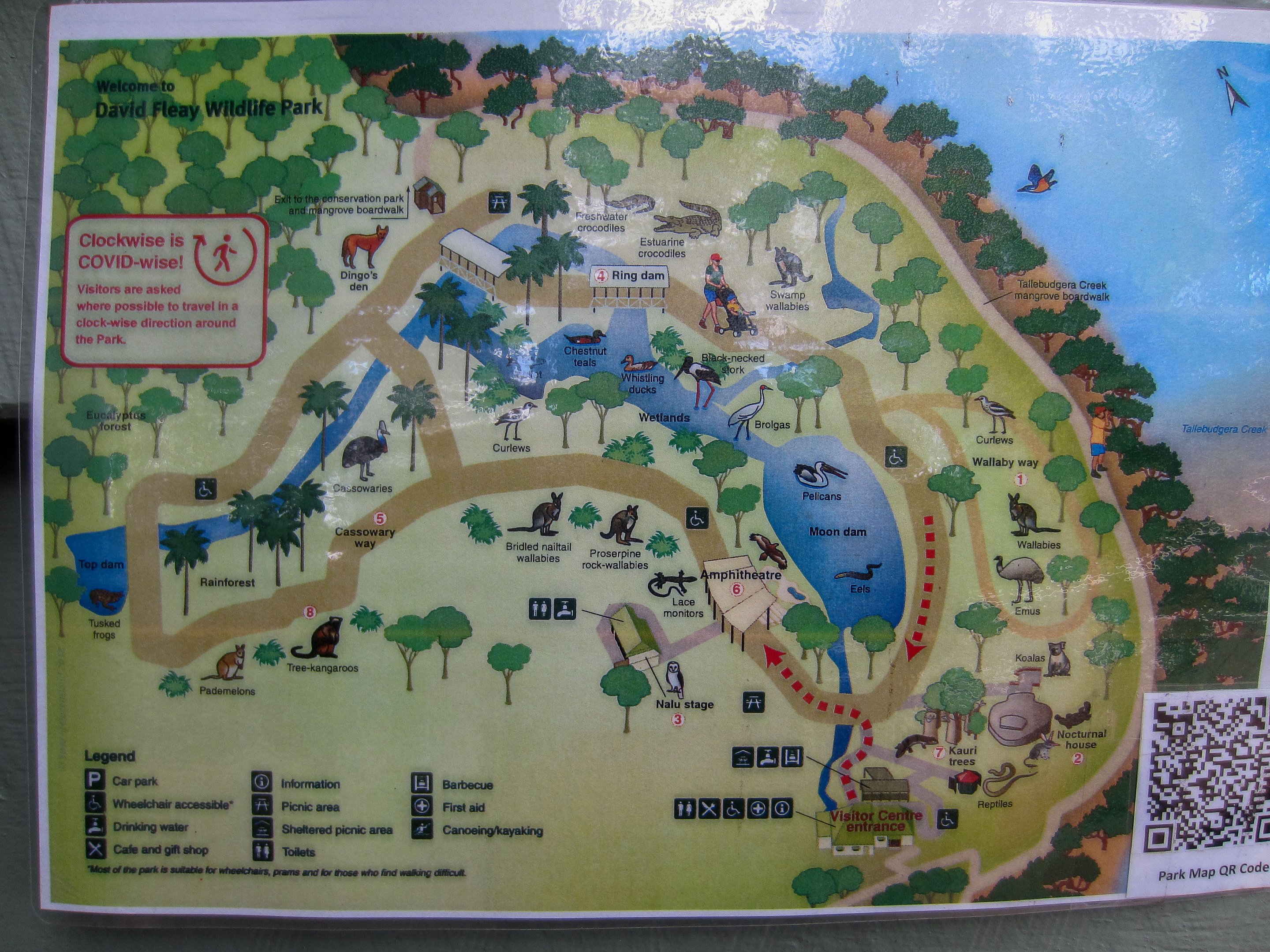Map of the park