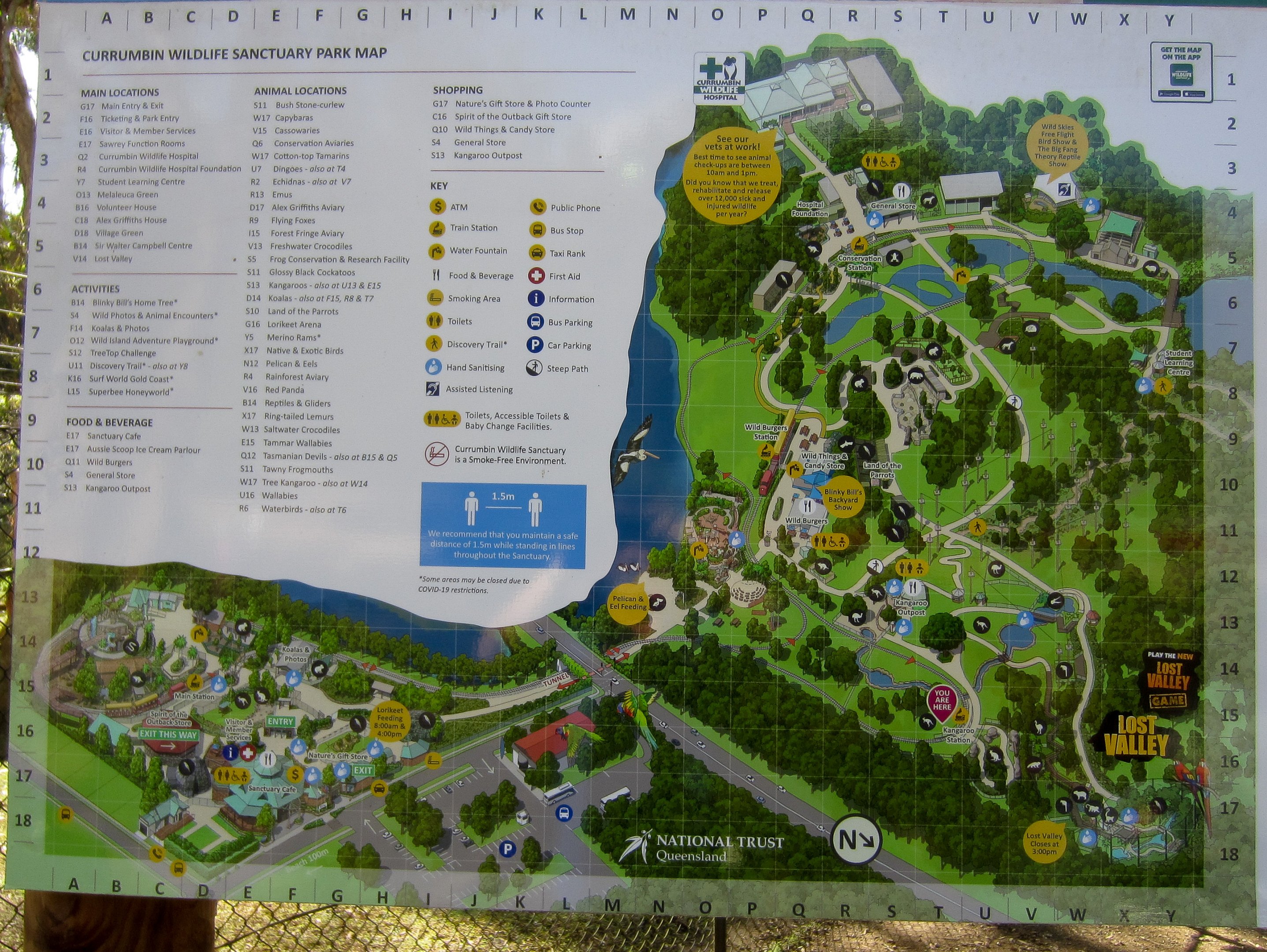 Map of the Sanctuary