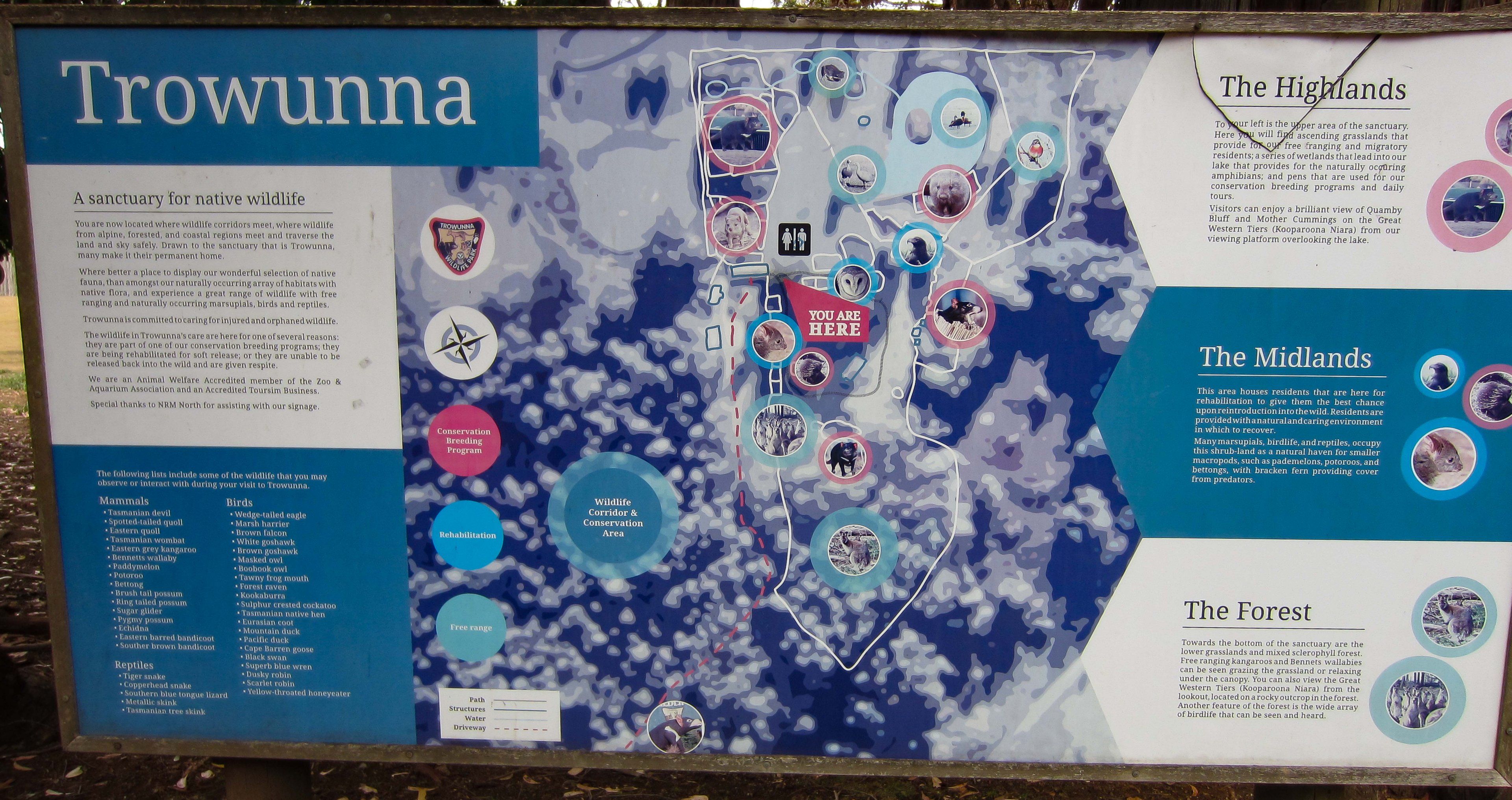 Map of the Sanctuary