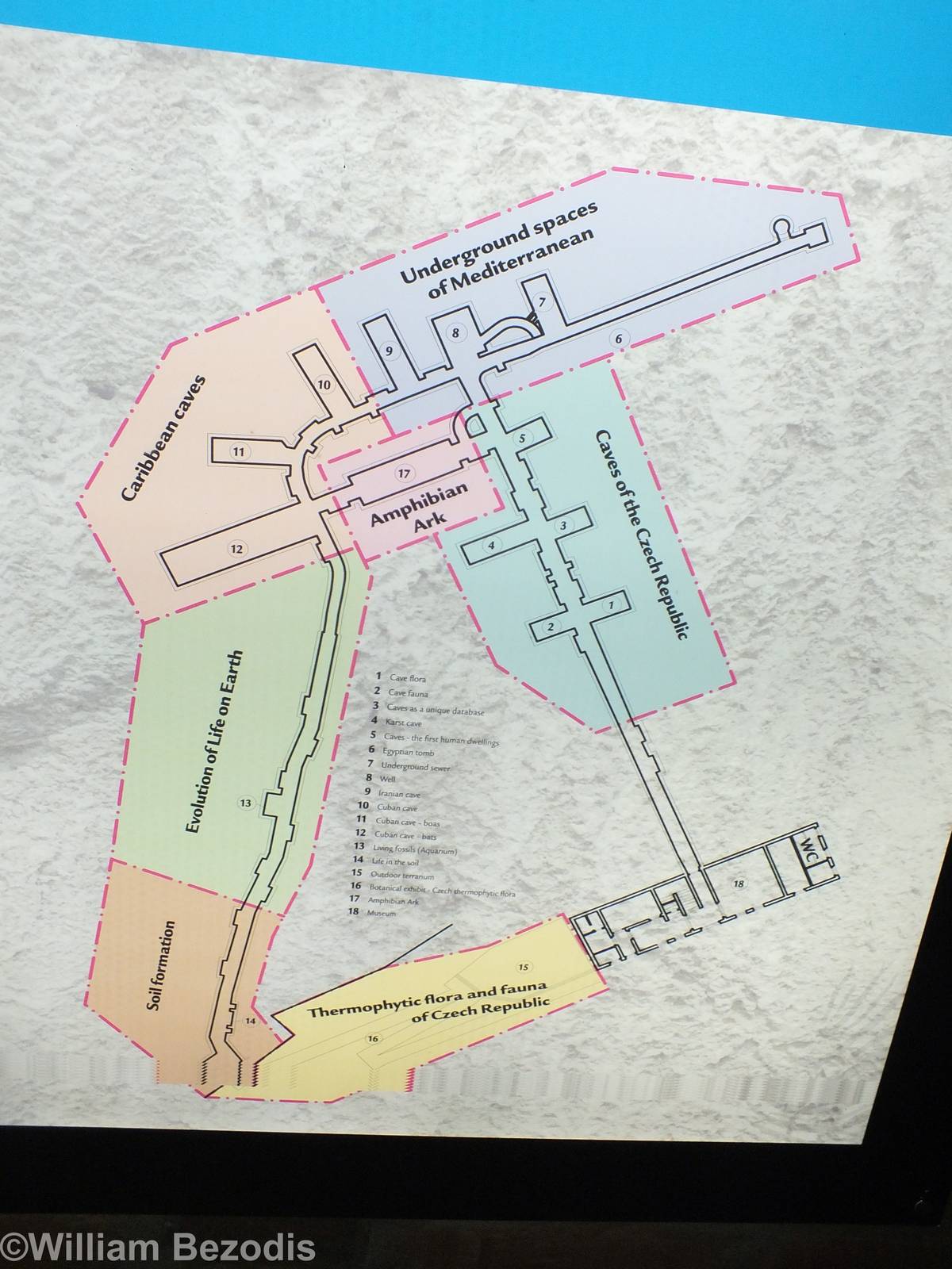 Map of the 'Underground World'