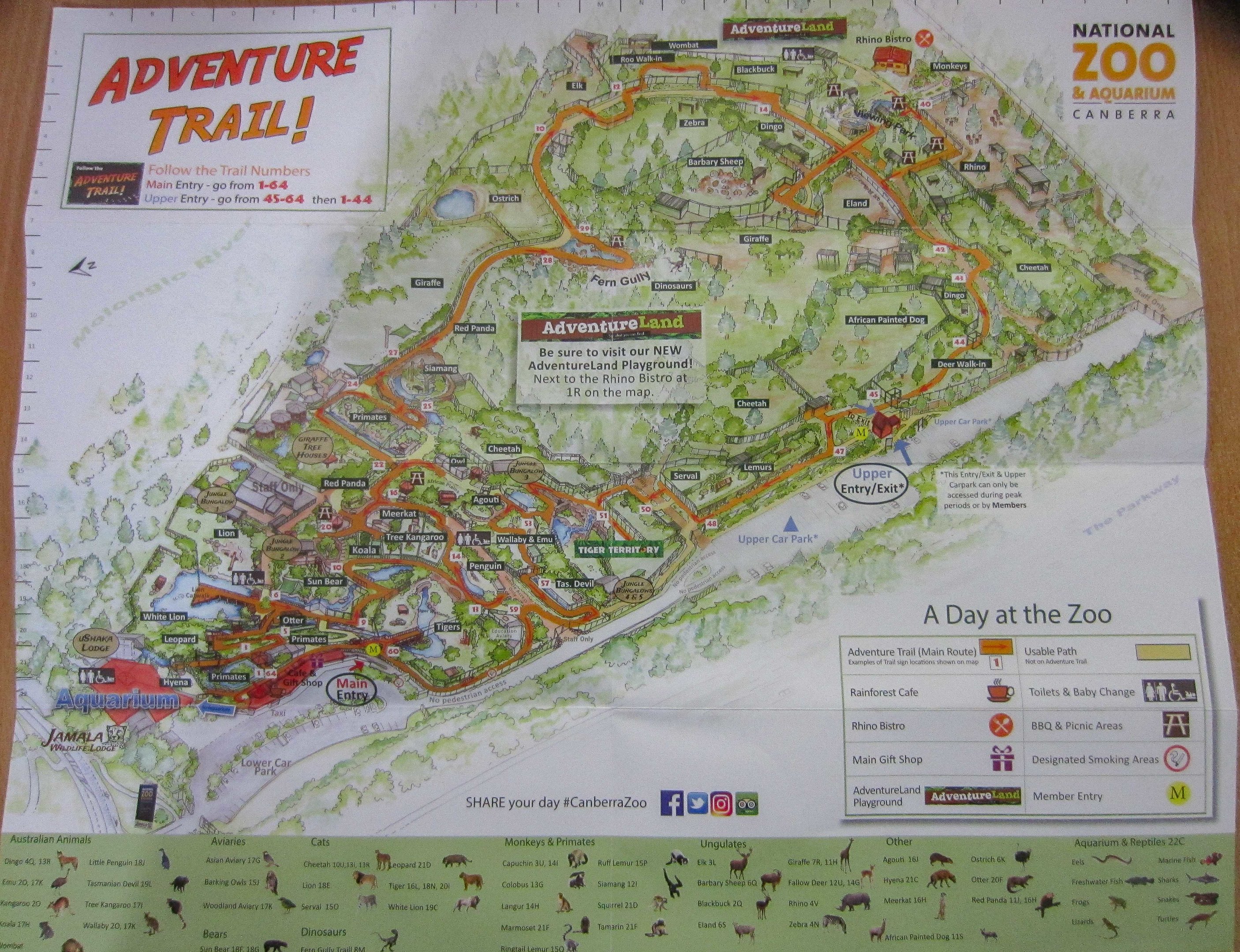 Map of the Zoo, April 2023