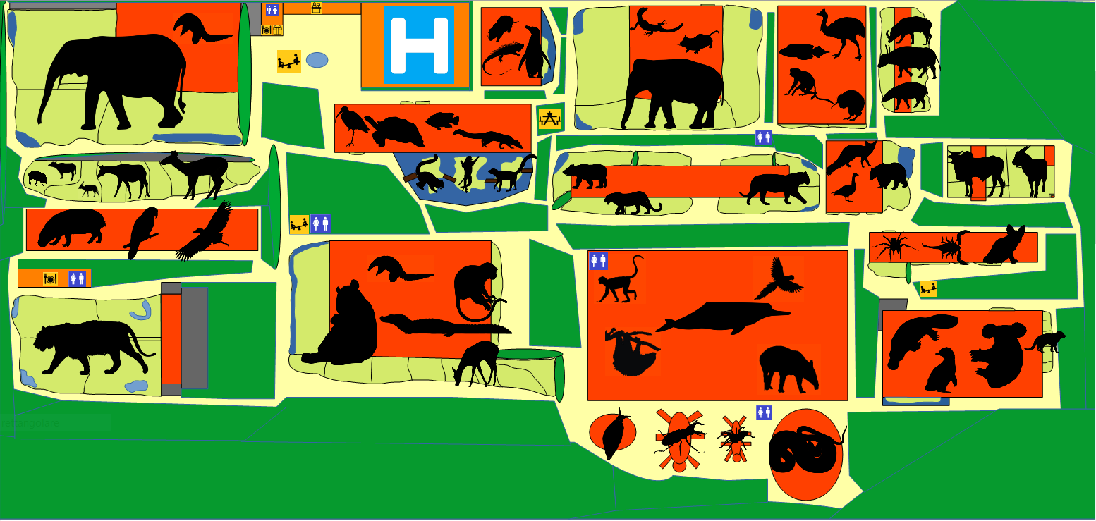 Map of the Zoo of Sardinia