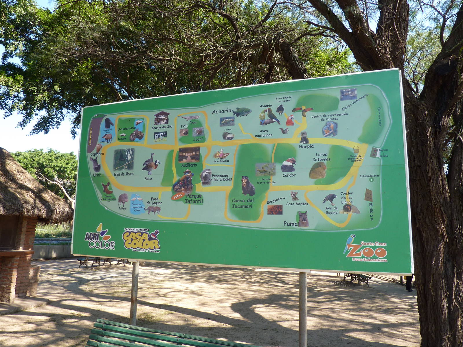 Map of the zoo