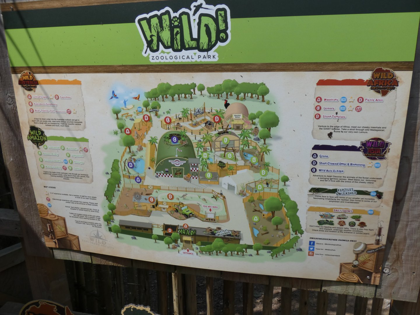 Map of the zoo