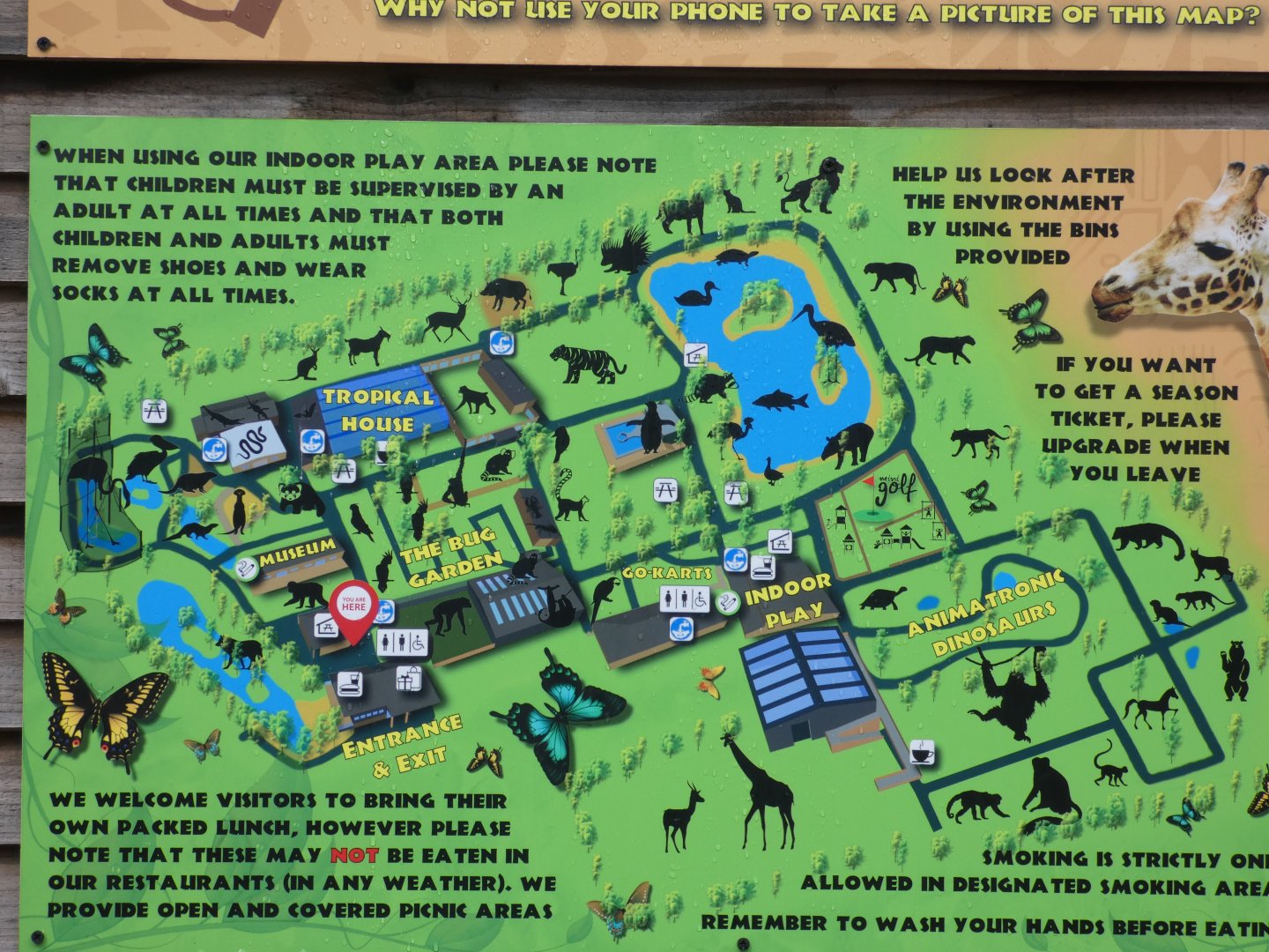 Map of zoo