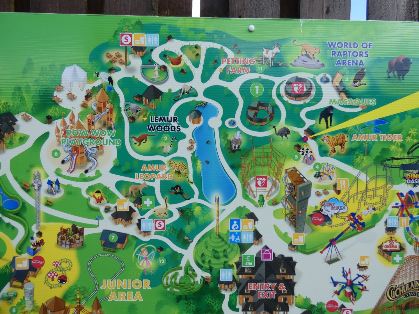 Map of zoo