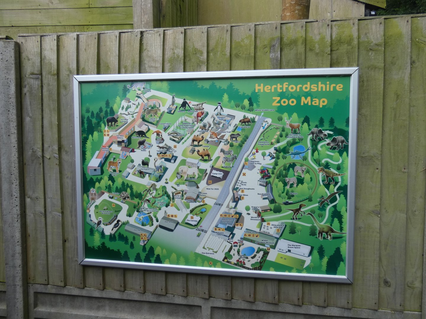 Map of zoo