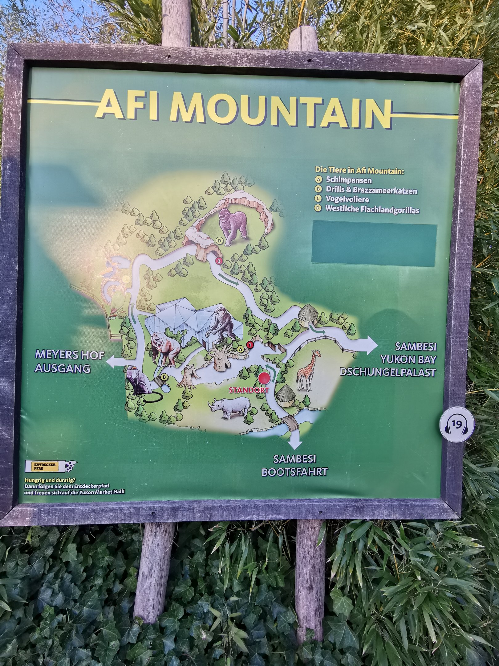 Map over Afi Mountain