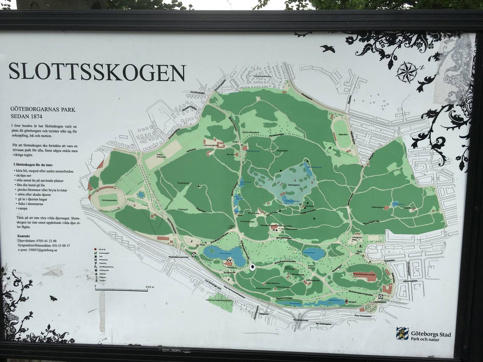 Map over the whole park