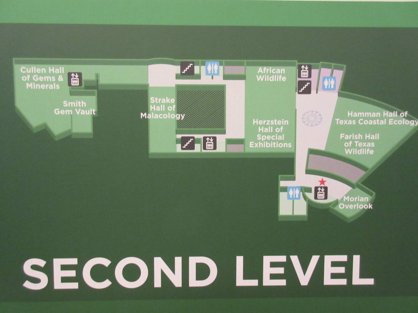 Map - Second Level (4 floors in total)