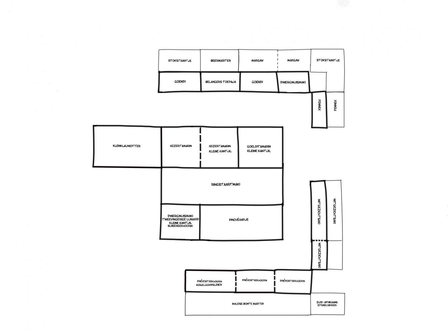Map Small Mammal House 09/2020