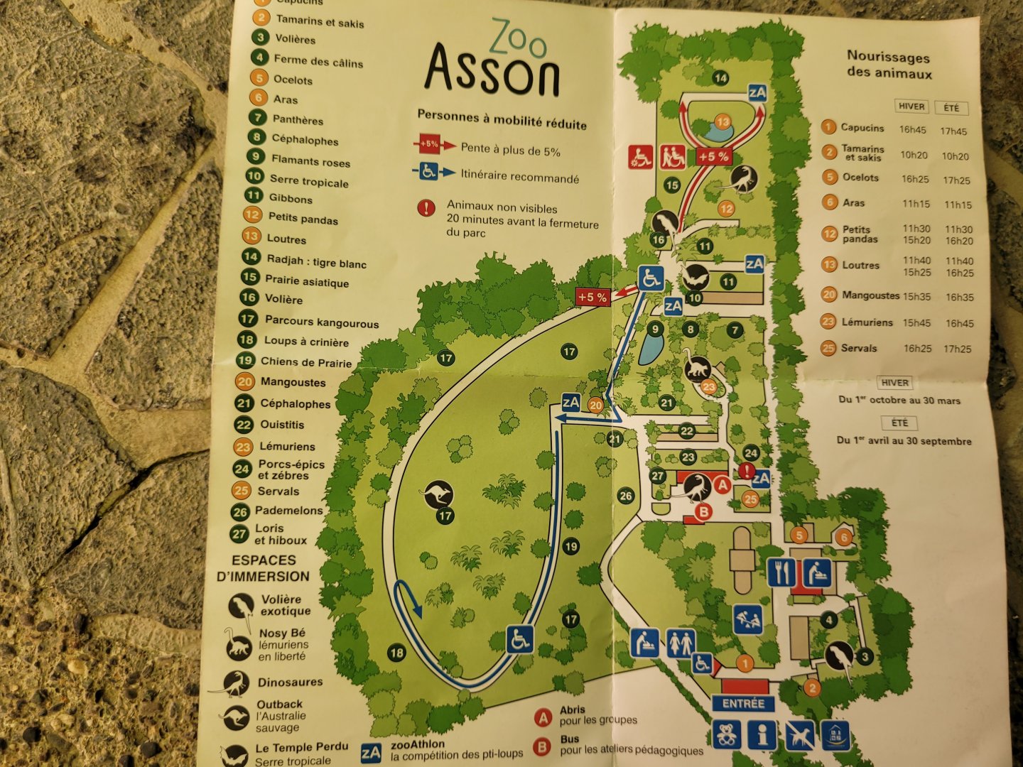 Map -Zoo d'Asson (2022)