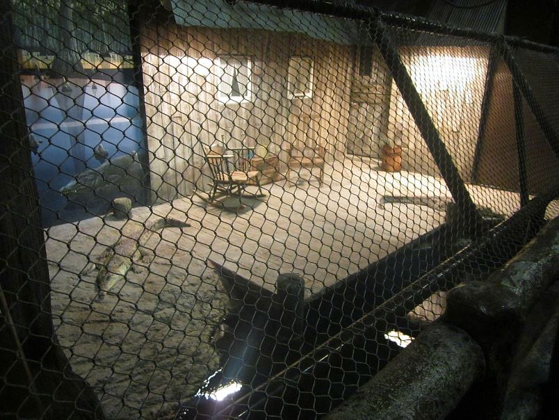 Mar. 2013-Gator Alley - Orinoco Crocodile Exhibit- Right Side