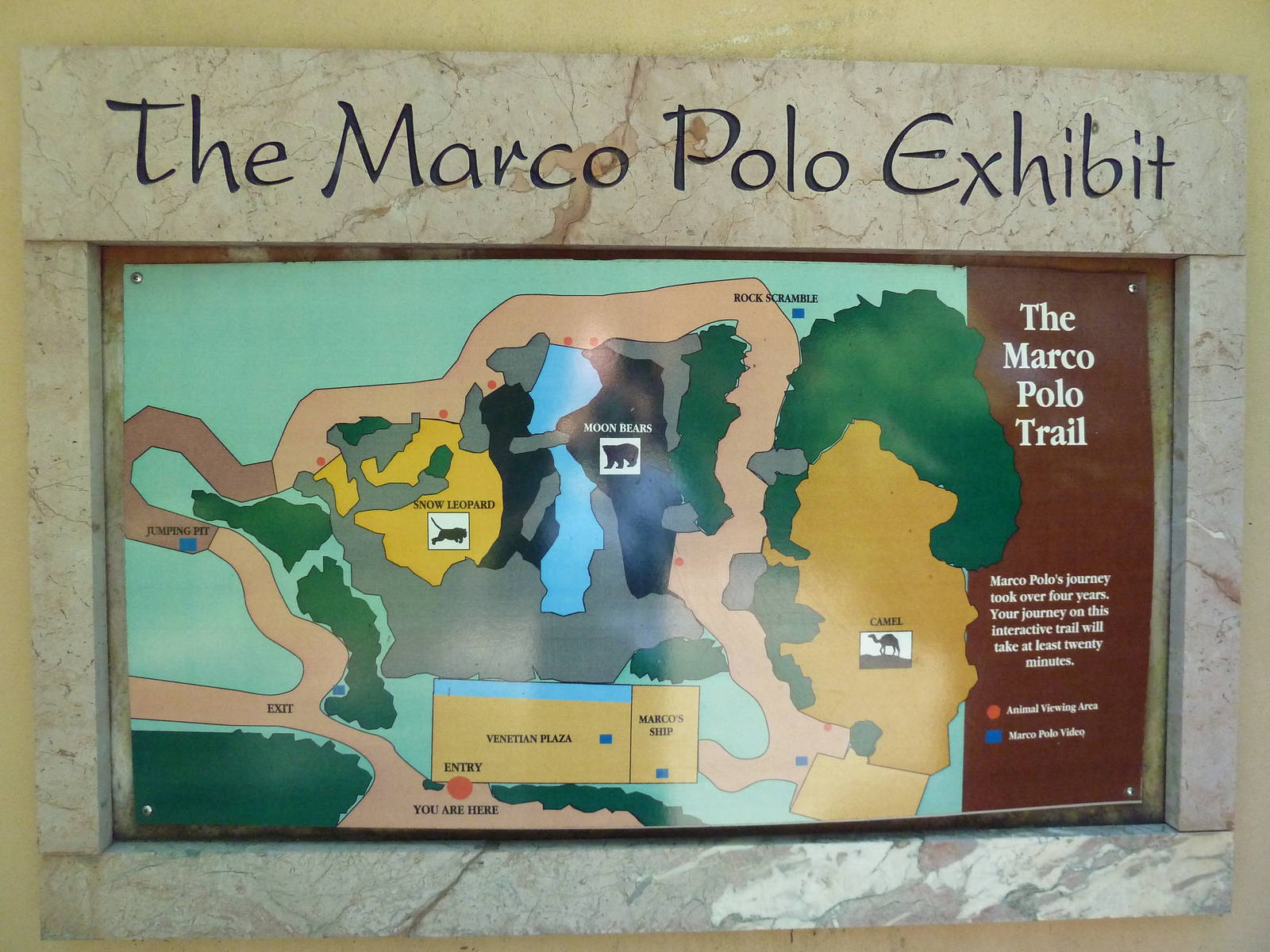 Marco Polo Exhibit - Map