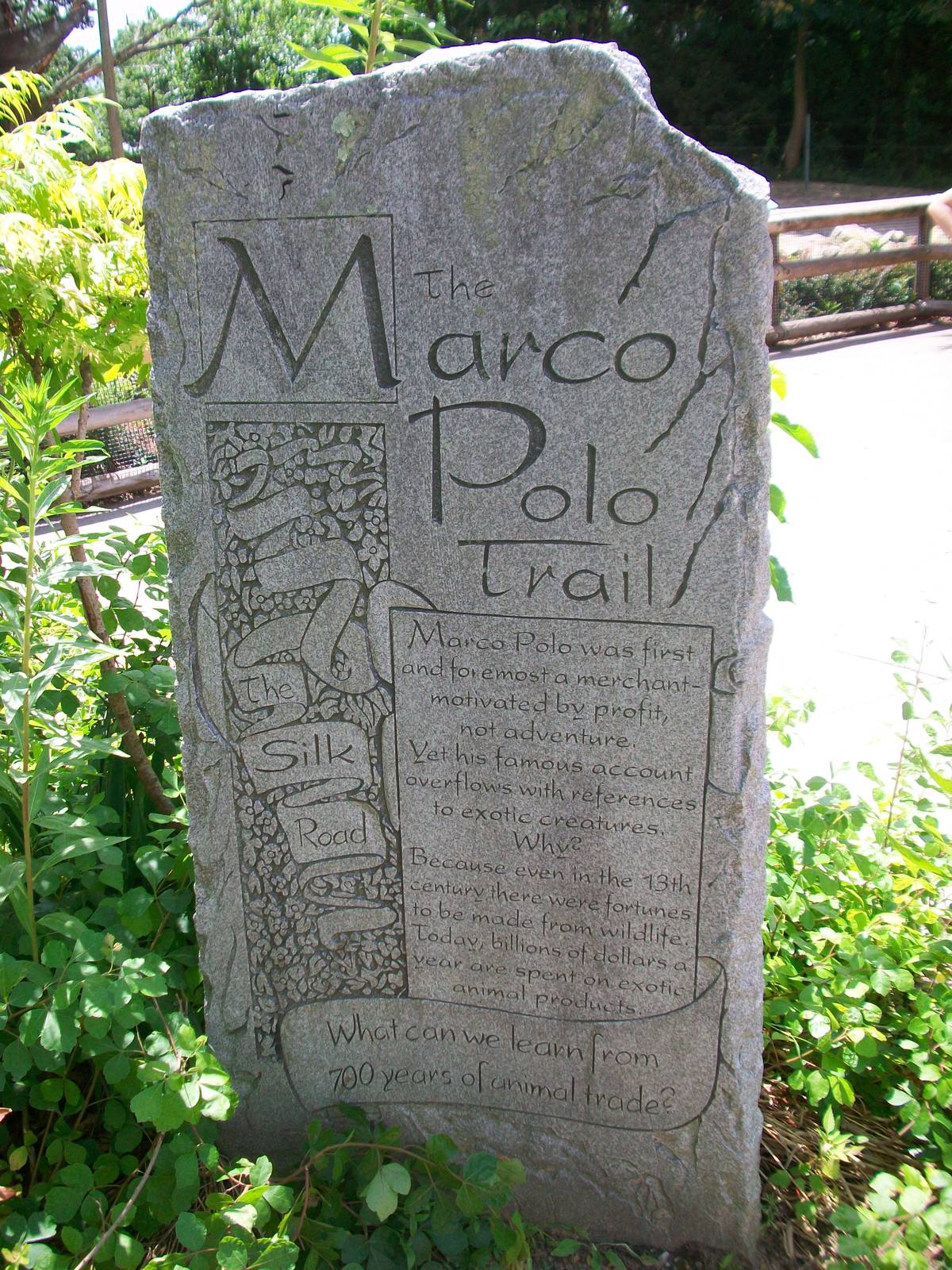 Marco Polo Trail Sign - 2009