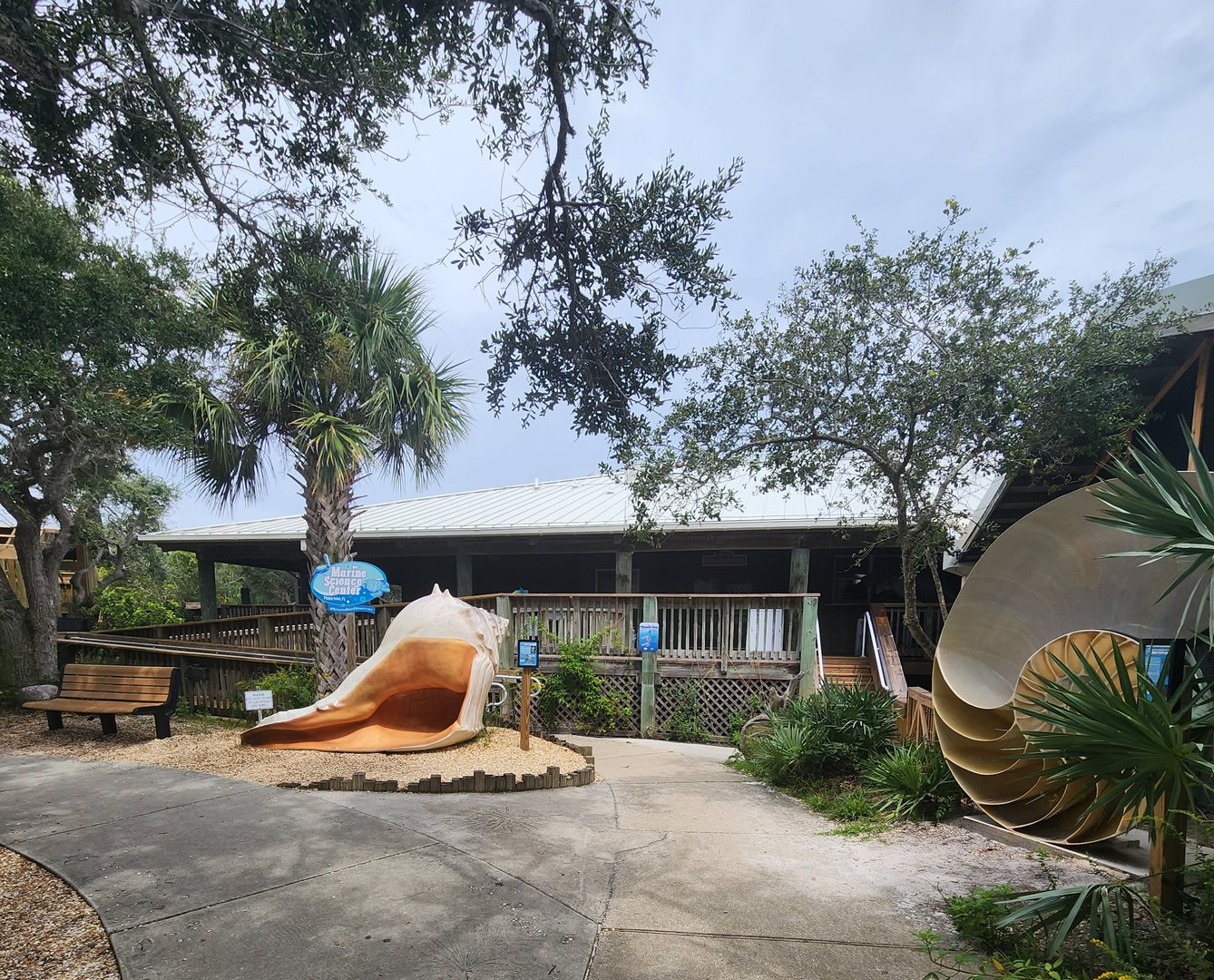Marine Science Center - Aquarium entrance