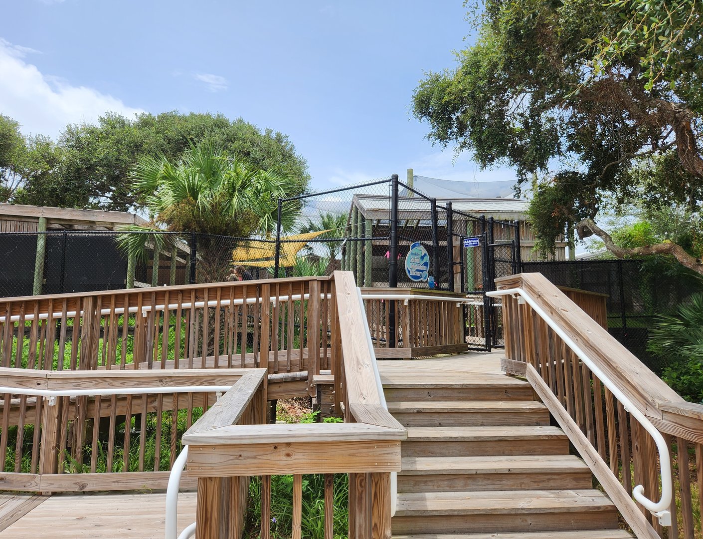 Marine Science Center - Entrance to bird sanctuary