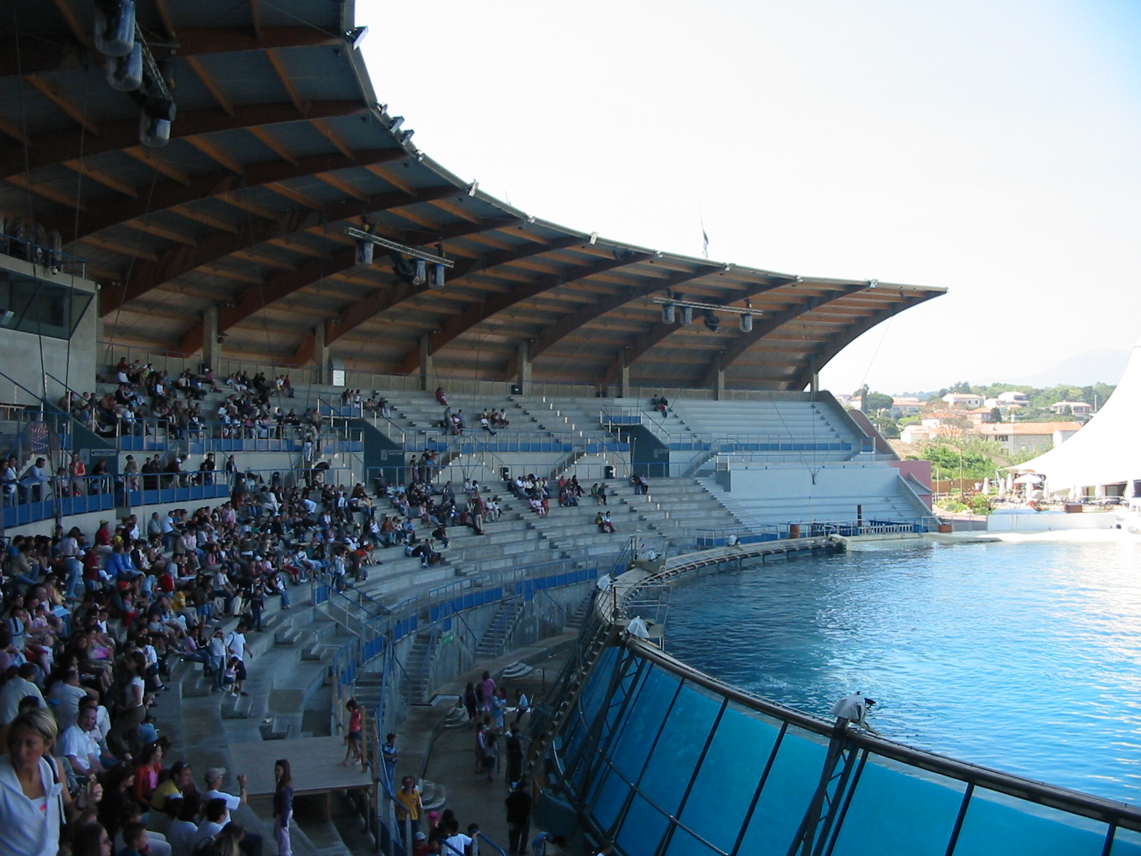 Marineland Antibes 2005 - Killer Whale Stadium audience stand