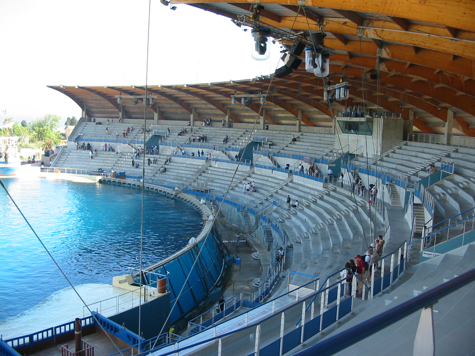 Marineland Antibes 2005 - Killer Whale Stadium audience stand
